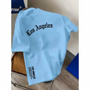 Camiseta Masculina Casual de Algodão - Los Angeles