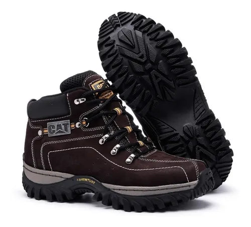 Bota Caterpillar Masculina Em Couro - 1 Linha Aventure