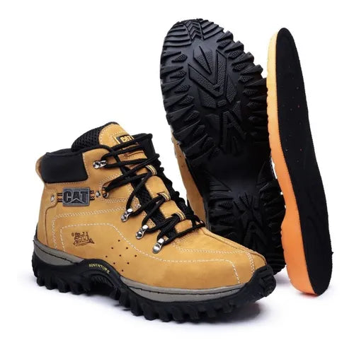 Bota Caterpillar Masculina Em Couro - 1 Linha Aventure