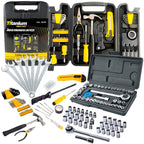 Juego de herramientas de 246 piezas en estuche con juego de llaves de vaso hexagonales