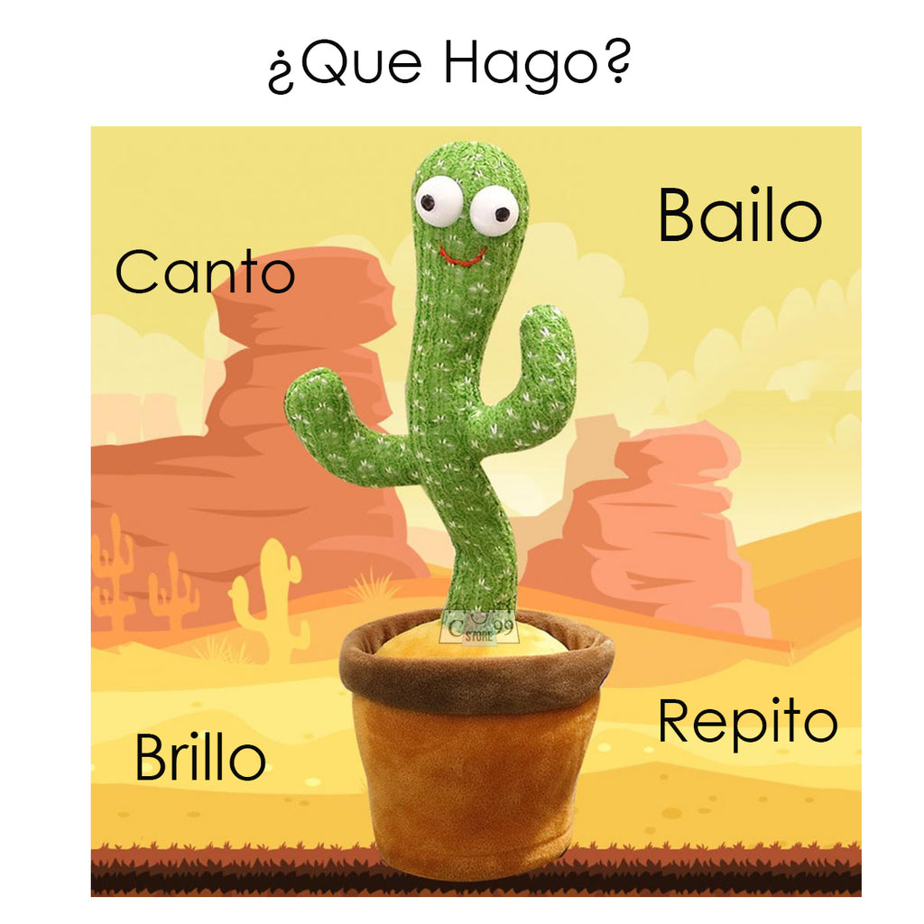 Cactus Parlante™ – Baila y Repite Todo