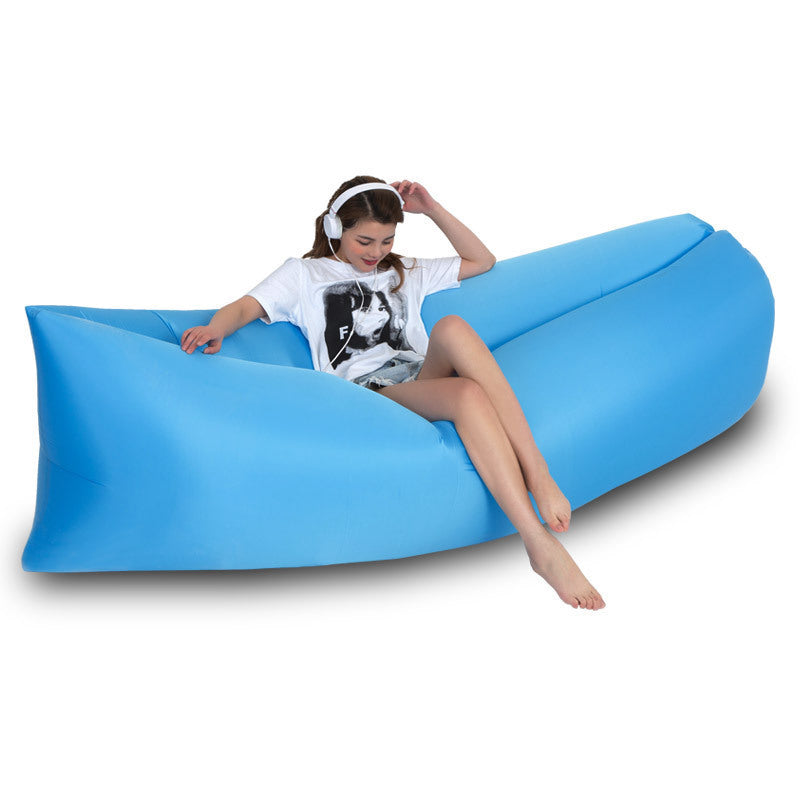 Sofá inflable portátil para relajarse en cualquier lugar 