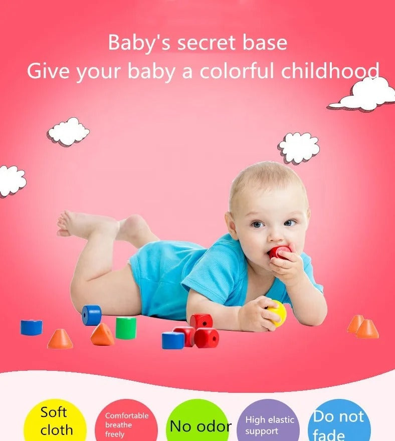 Piscina de pellets premium de 360°: corral seguro para bebés 