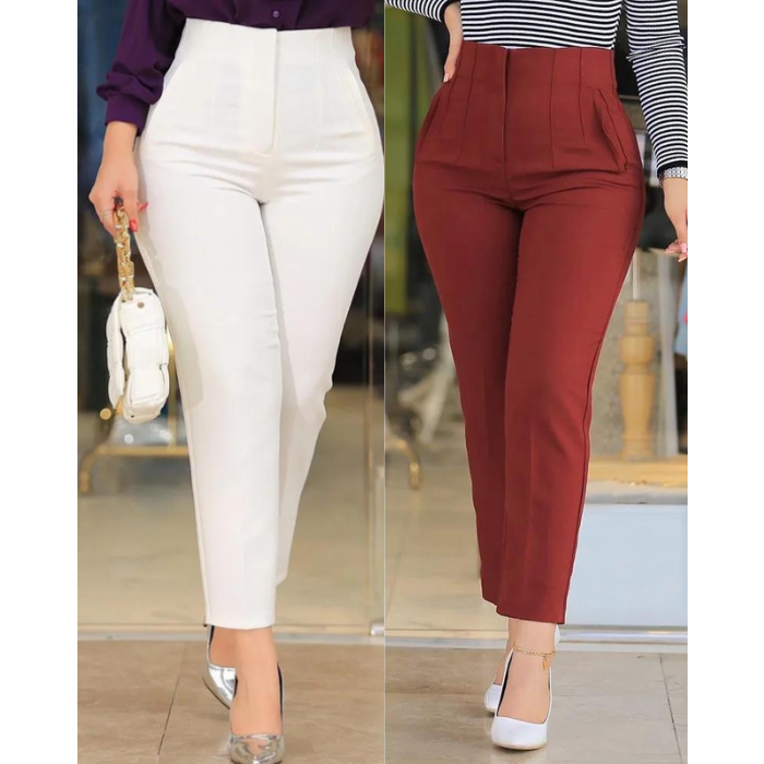 Calça Alfaiataria Feminina - Kit Desconto