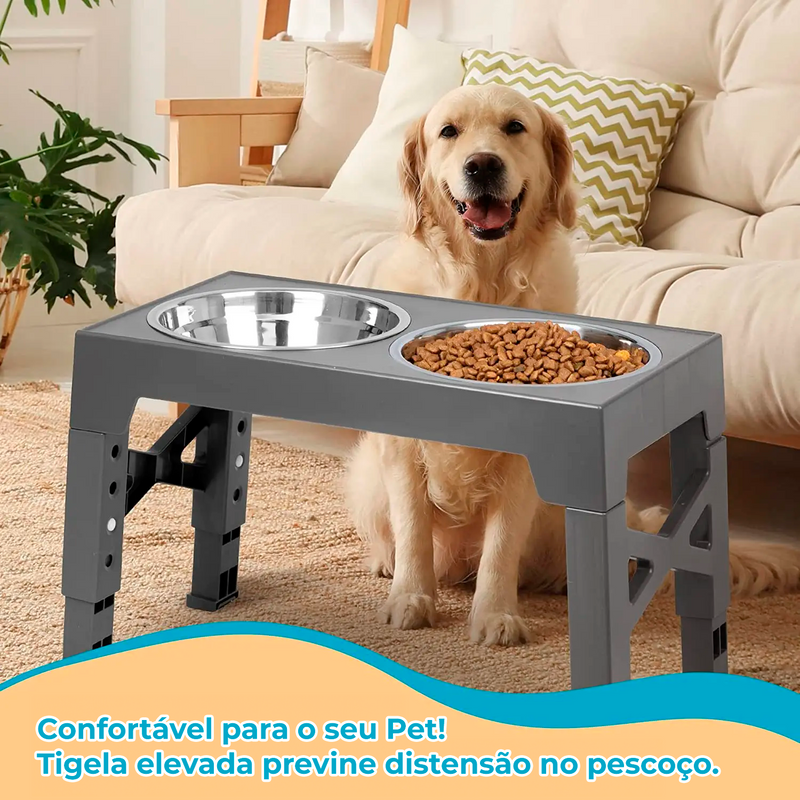 Comedouro Elevado para Pet