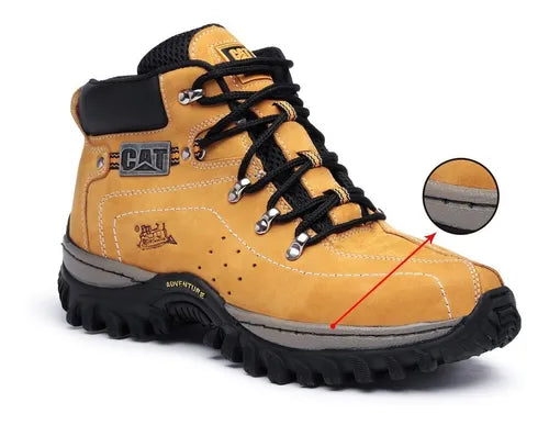 Bota Caterpillar Masculina Em Couro - 1 Linha Aventure