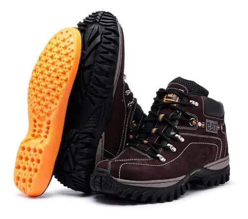 Bota Caterpillar Masculina Em Couro - 1 Linha Aventure