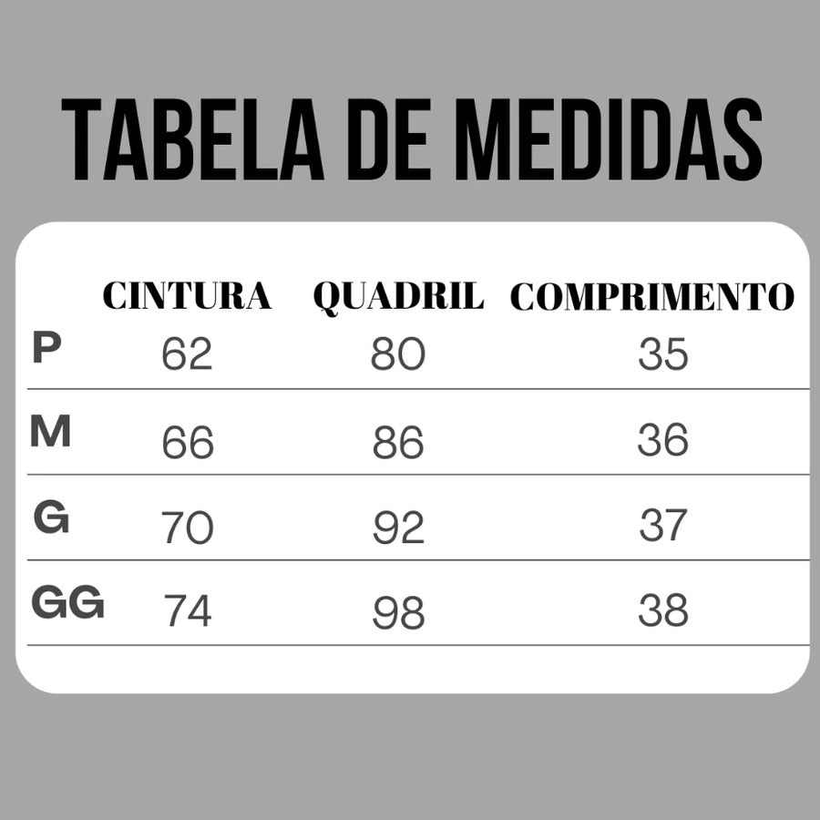 Falda corta de mujer