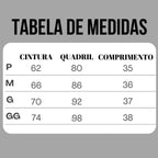 Falda corta de mujer