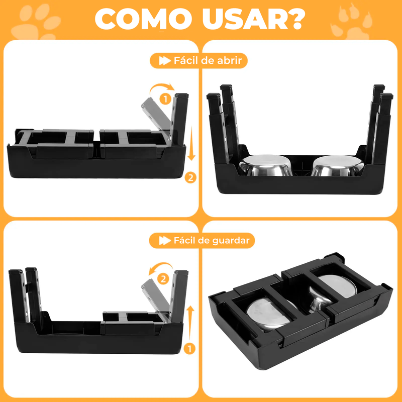 Comedouro Elevado para Pet