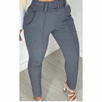 Pantalones ajustados de corte sastre