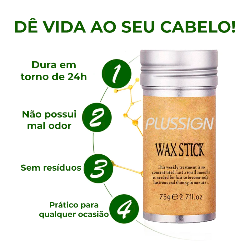 WaxStick - Cera Fixadora de Cabelo