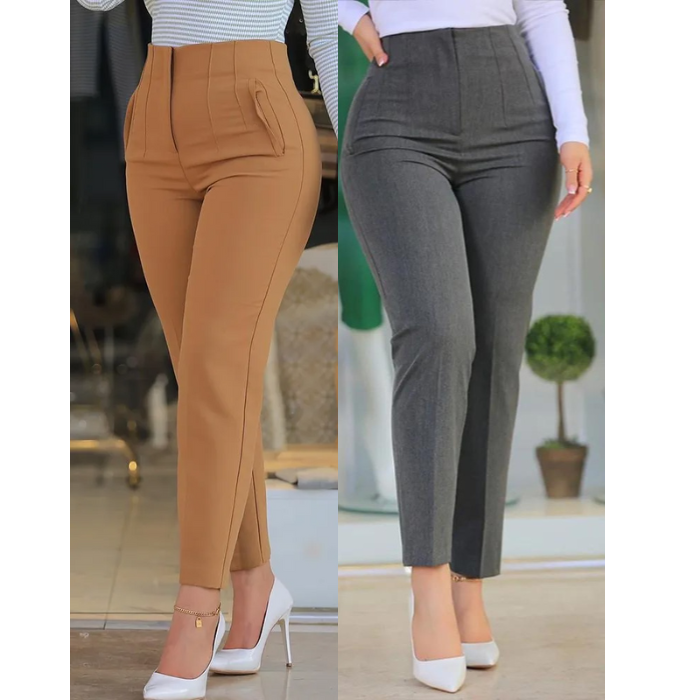 Pantalones de vestir para mujer - Kit con descuento 