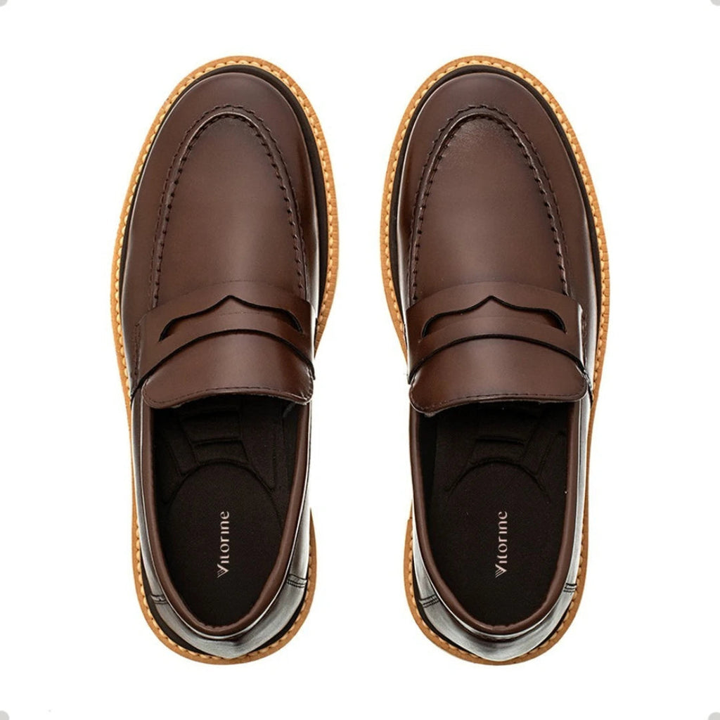 Mocasín de hombre con suela de tractor, Martin Brown 