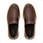 Mocasín de hombre con suela de tractor, Martin Brown 