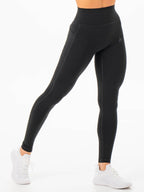 Leggings con bolsillos NKD - Negro