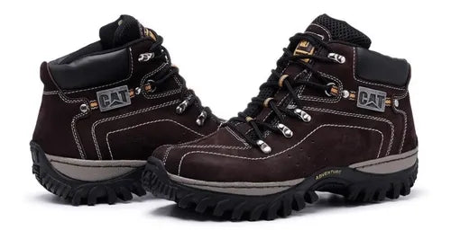 Bota Caterpillar Masculina Em Couro - 1 Linha Aventure