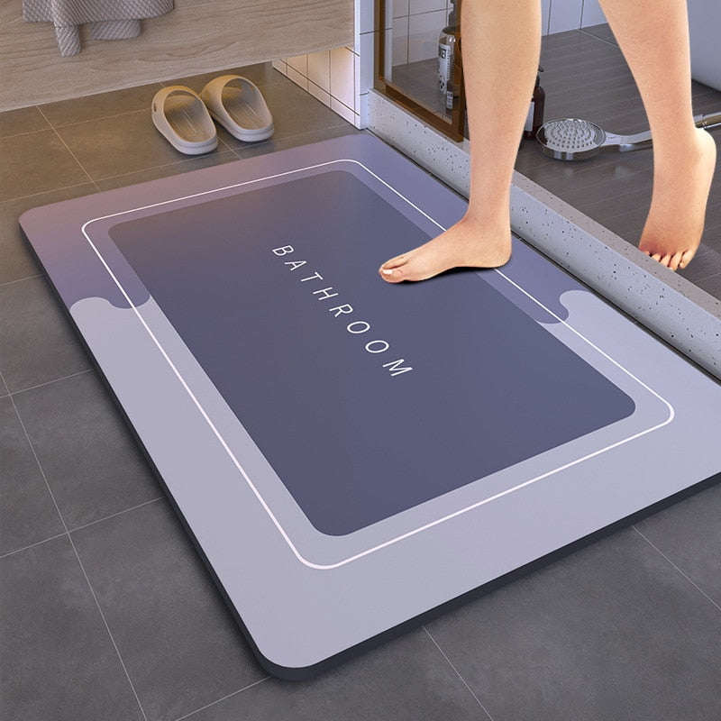 Alfombrilla de baño antideslizante ultraabsorbente