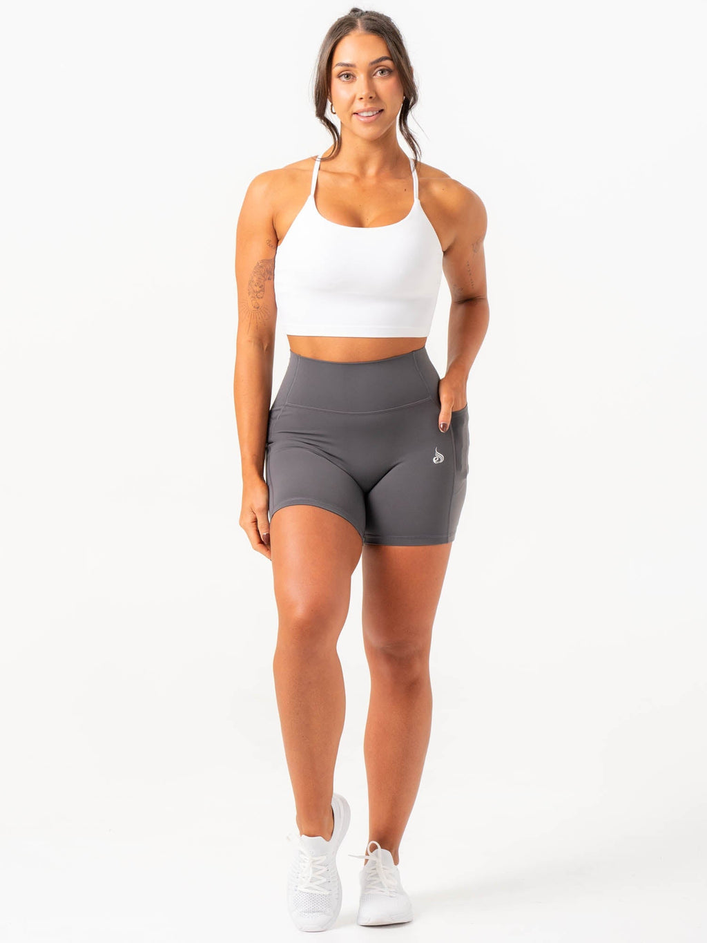 Pantalones cortos NKD Pocket - Gris carbón