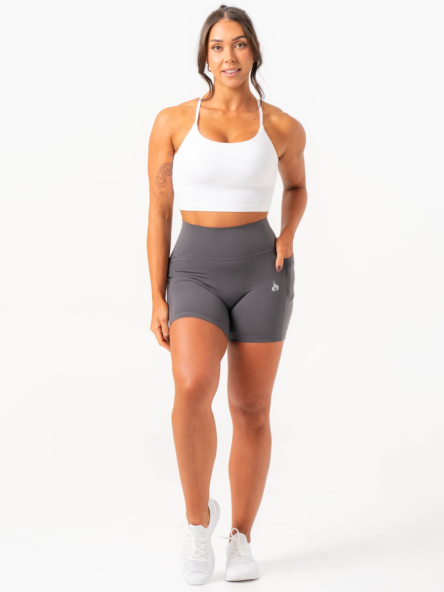 Pantalones cortos NKD Pocket - Gris carbón