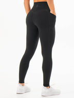 Leggings con bolsillos NKD - Negro