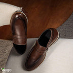 Mocasines de piel marrón para hombre de Dolph