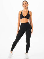 Leggings con bolsillos NKD - Negro