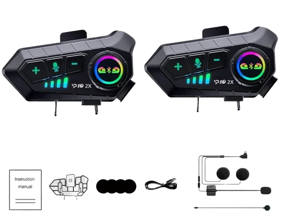 Intercomunicador para Capacetes - VeloX 2x