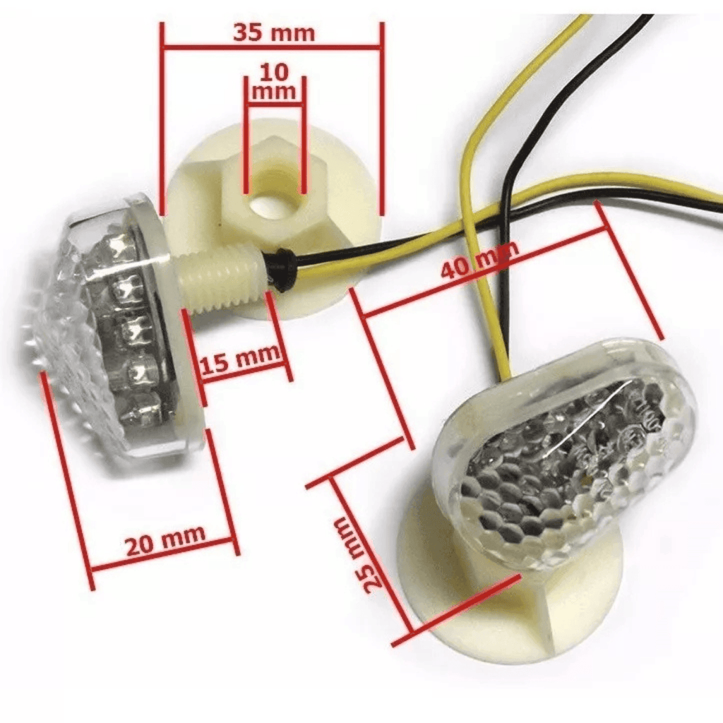Intermitentes deportivos LED integrados en el carenado (par) Yamaha YZF 